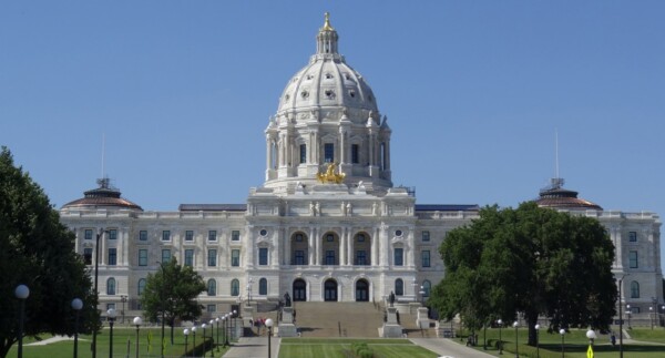 Minnesota state capitol landscape