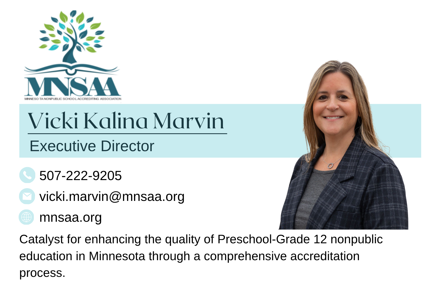 Vicki Marvin, Executive Director of MNSAA